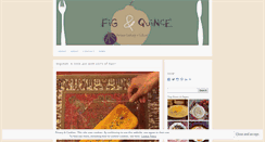 Desktop Screenshot of figandquince.com