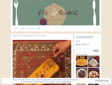 Tablet Screenshot of figandquince.com